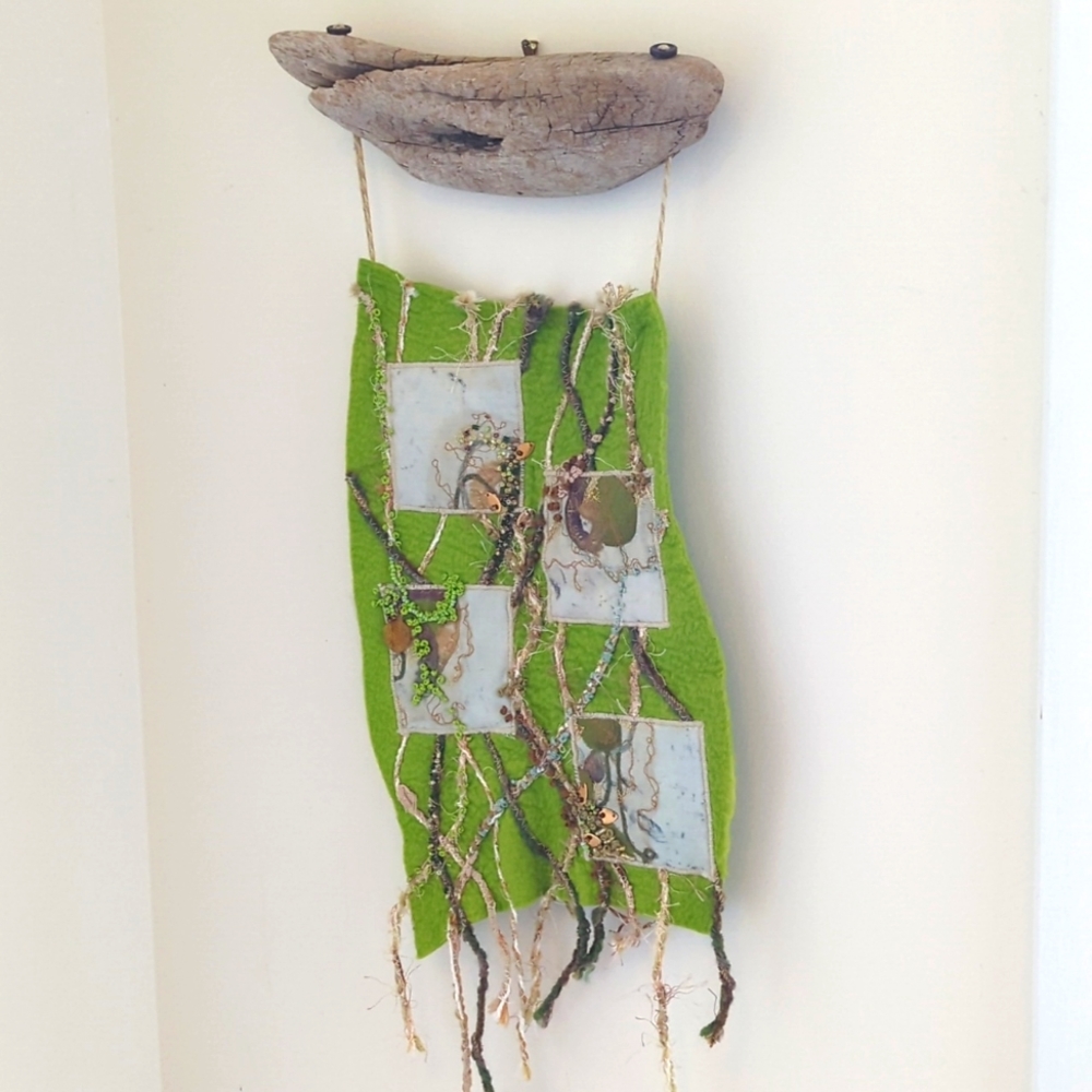 Fiber Art Wall Hanging